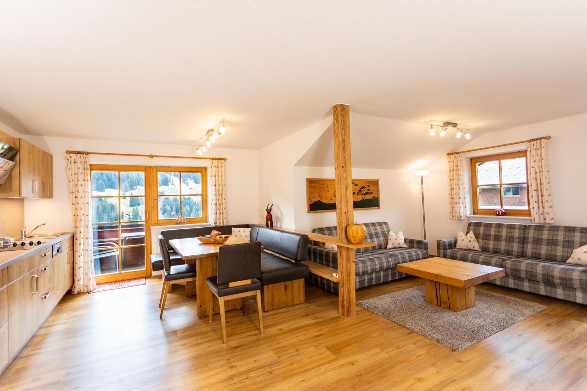 Haus Berg & Tal Leilighet Hirschegg  Eksteriør bilde
